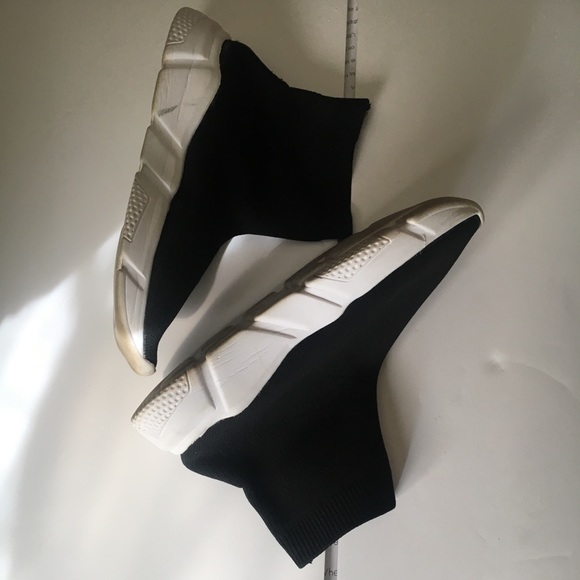 Shoes - Sock-like Knit High Top Trainer